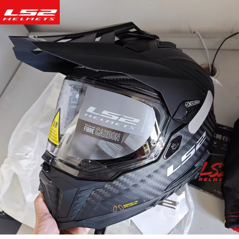 Carbon Fiber Lightweight Motorcycle Helmet - LS2 MX701 Carbon Fiber Lightweight Full