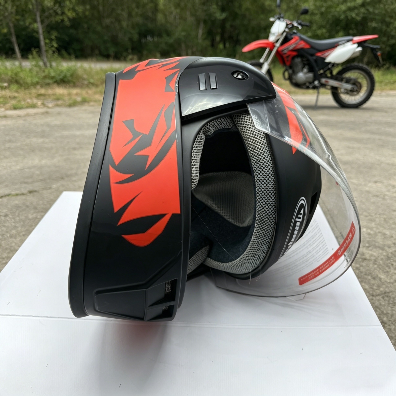 Full Face Motorcycle Helmet Du - Dual Visor Motorcycle Racing Helmet ulasan dan harga