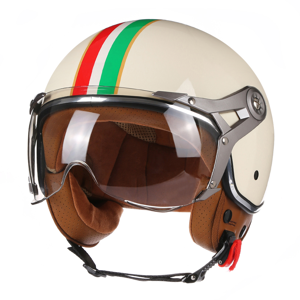 Vintage BLD Motorcycle Helmet  - Vintage Open Face Retro Helmet ulasan dan harga