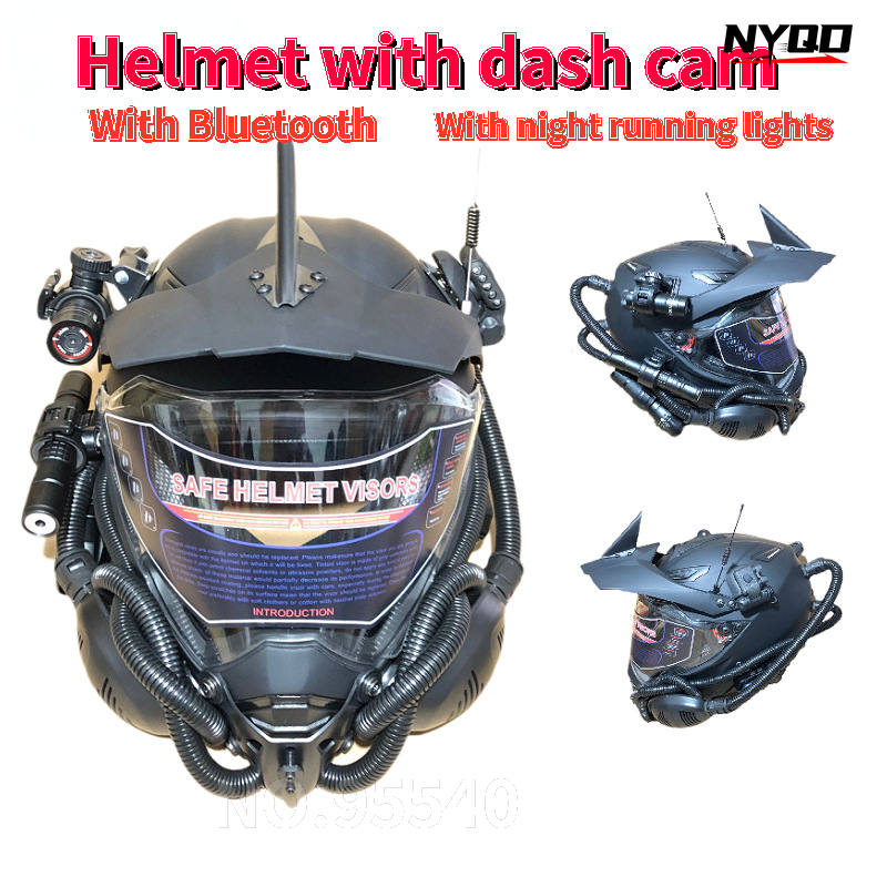 Rally helmet motorcycle helmet - Full Face Motorcycle Helmet With Bluetooth ulasan dan harga