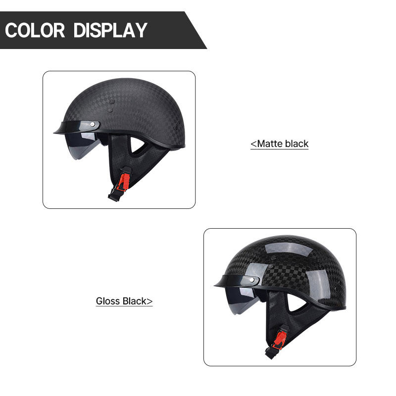 Light Weight 12K Gloss Black C - Carbon Fiber Lightweight Motorcycle Helmet ulasan dan harga