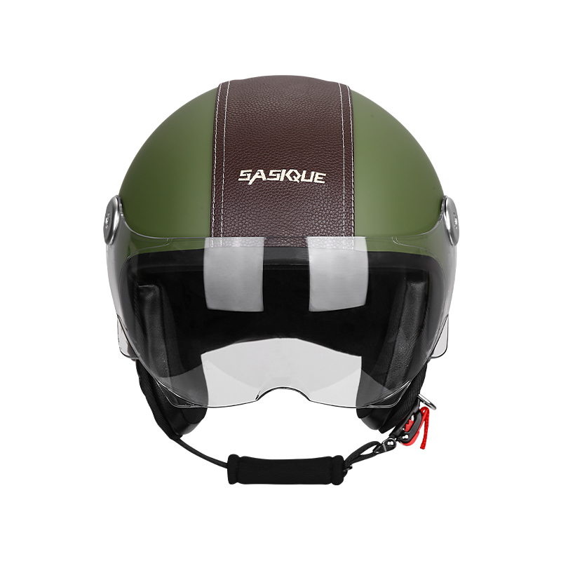 Vintage 3/4 Open Face Motorcyc - Vintage Open Face Retro Helmet ulasan dan harga