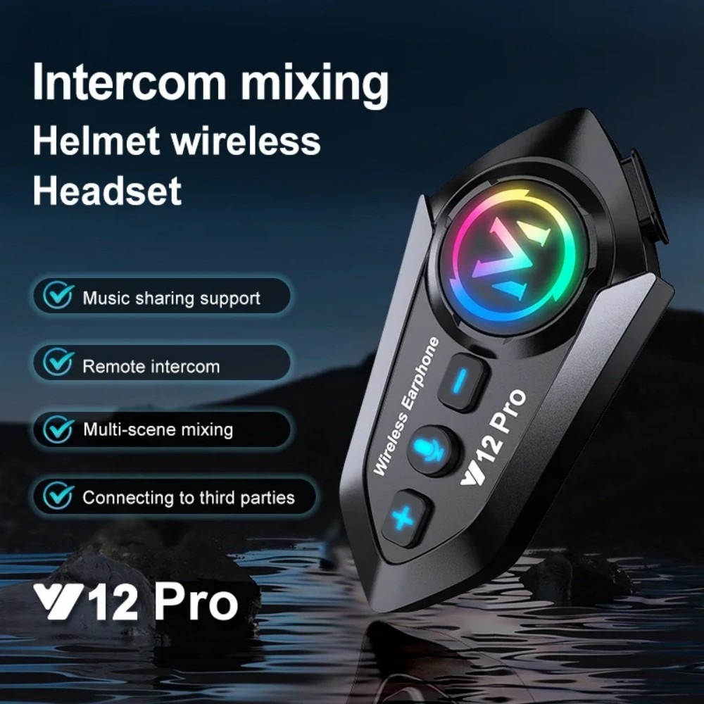 1 or 2 PCS Motorcycle Helmet I - Universal Motorcycle Helmet Intercom Headset ulasan dan harga