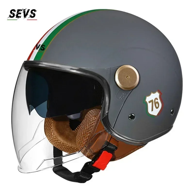 DOT Certification Open Face 3/ - Vintage Open Face Retro Helmet ulasan dan harga