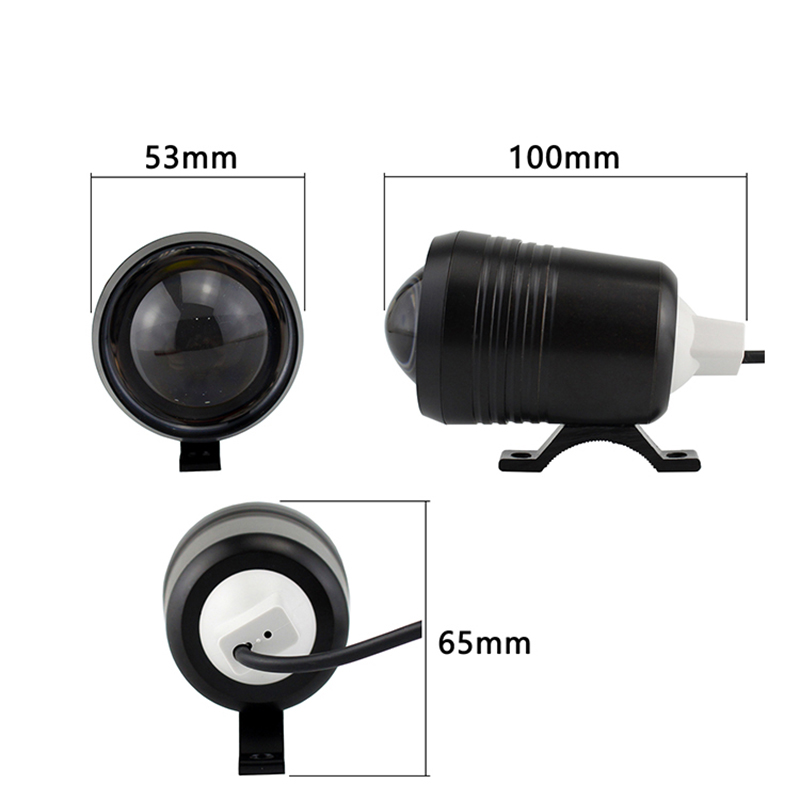External Motorcycle U2 Spotlig - Universal Motorcycle Led Headlight Projector ulasan dan harga