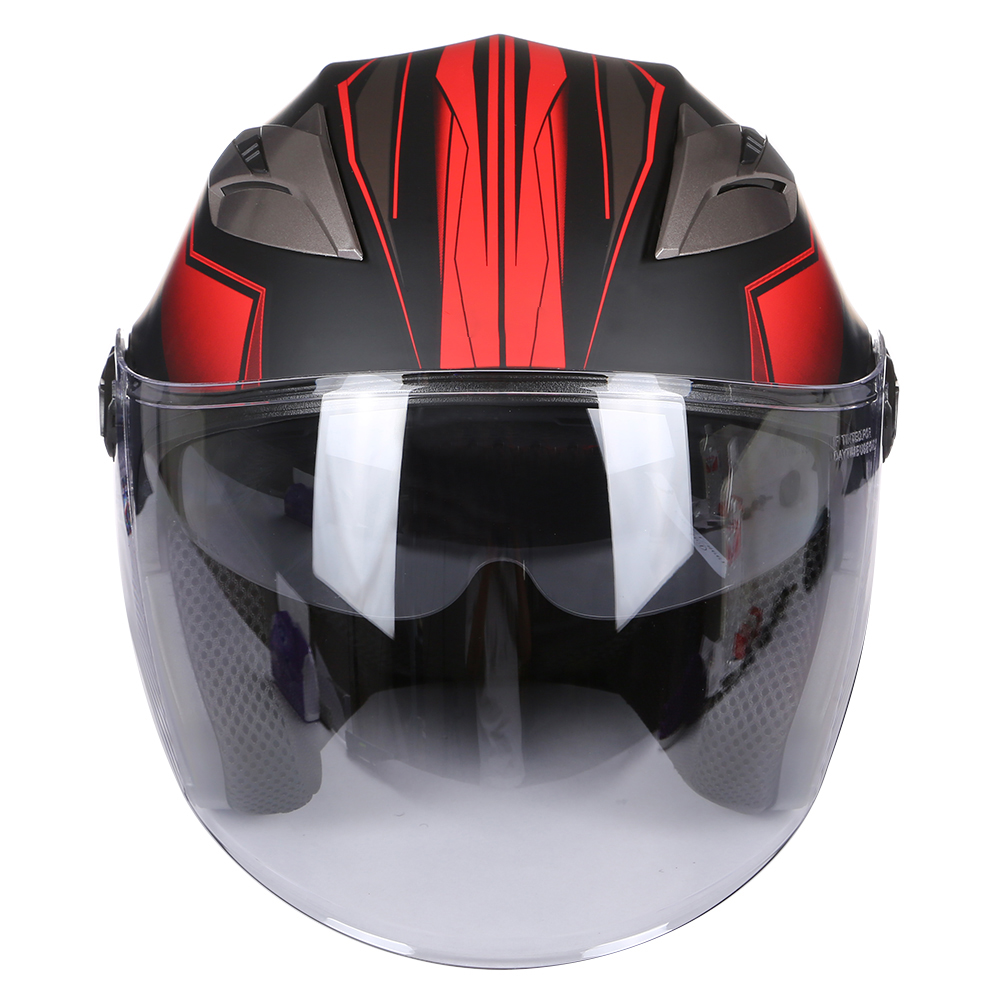 Dual Lens Retro Open Face 3/4  - Vintage Open Face Retro Helmet ulasan dan harga