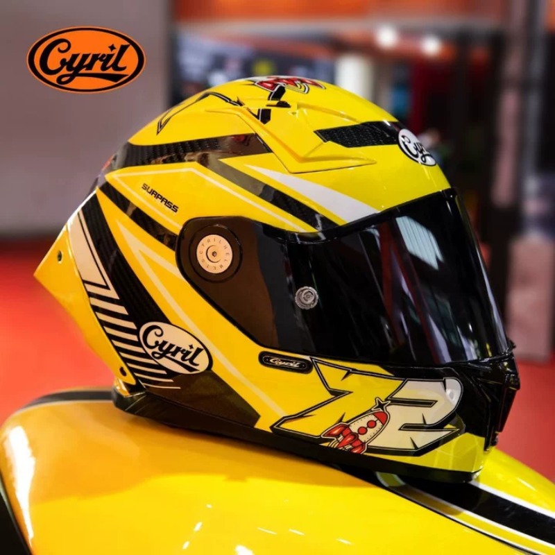 CYRIL Carbon Fiber Full Face M - Carbon Fiber Lightweight Motorcycle Helmet ulasan dan harga