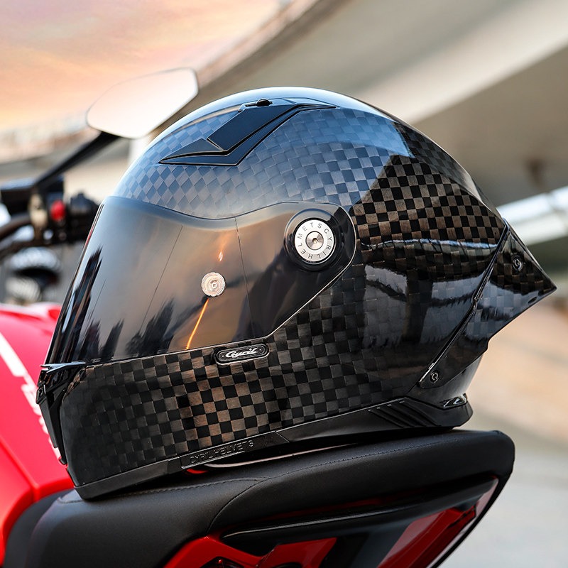 CYRIL Carbon Fiber Full Face M - Carbon Fiber Lightweight Motorcycle Helmet ulasan dan harga