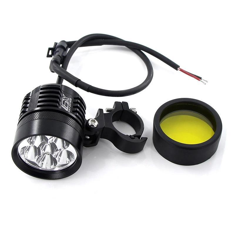 2PCS Universal L6X Headlight L - Universal Motorcycle Led Headlight Projector ulasan dan harga