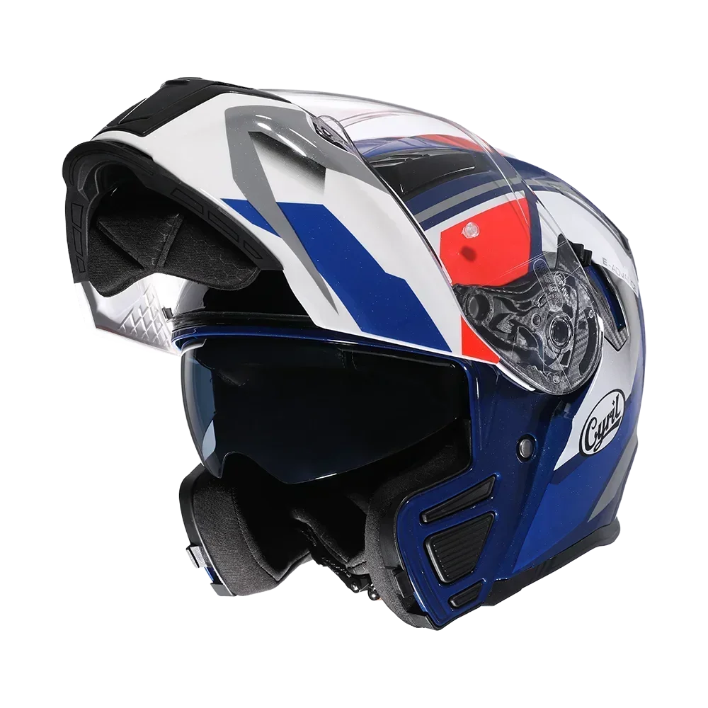 Modular Flip Up Full Face Helm - Modular Flip Up Motorcycle Helmet Dot Approved ulasan dan harga