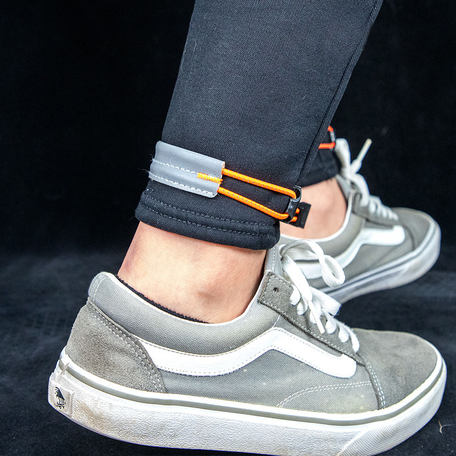 Elastic Reflective Cycling Leg - Riding Gear ulasan dan harga