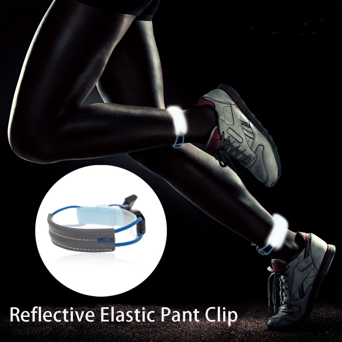 Elastic Reflective Cycling Leg - Riding Gear ulasan dan harga