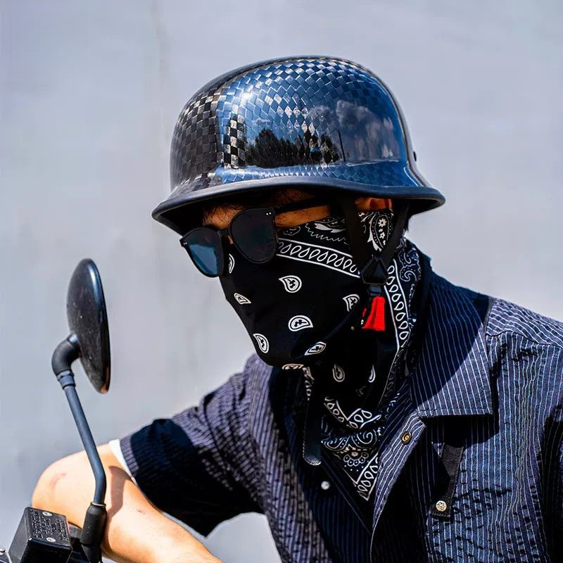 Premium Forged Carbon Fiber Ha - Carbon Fiber Lightweight Motorcycle Helmet ulasan dan harga