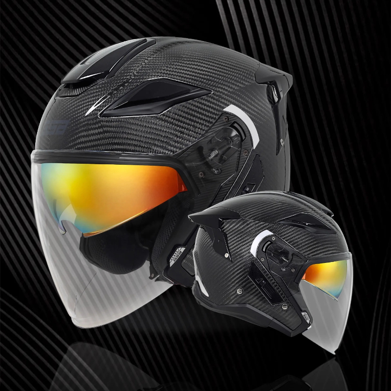 GSB Carbon Fiber Motorcycle He - Carbon Fiber Lightweight Motorcycle Helmet ulasan dan harga