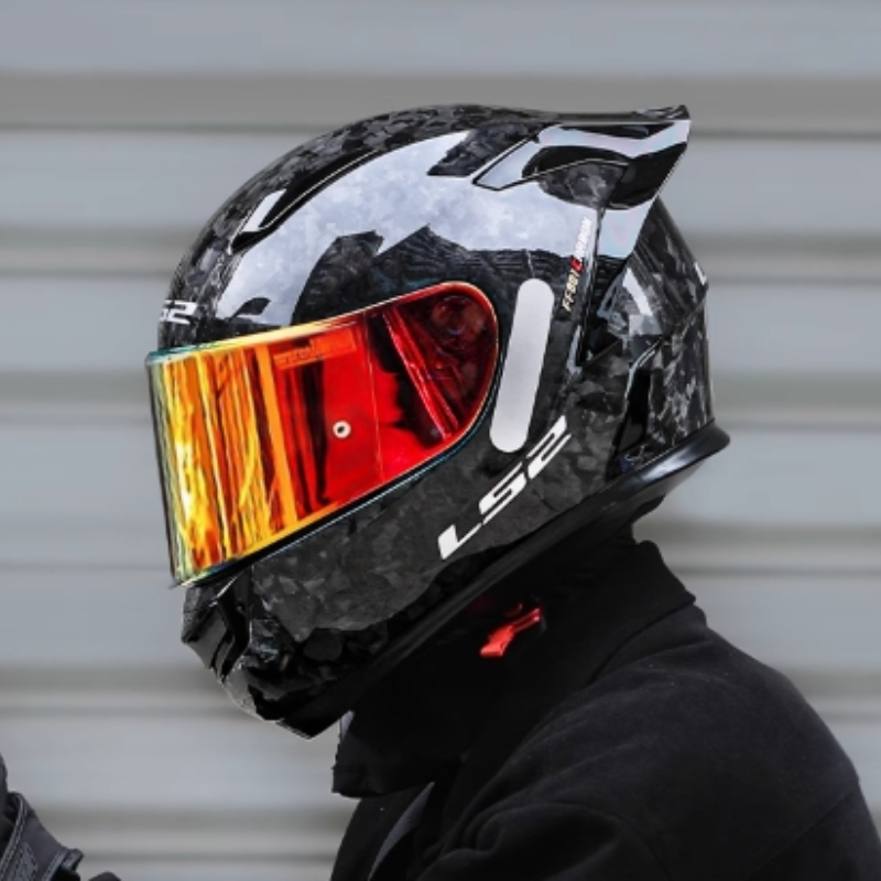 LS2  Carbon Fiber Full‑Face Mo - Carbon Fiber Lightweight Motorcycle Helmet ulasan dan harga