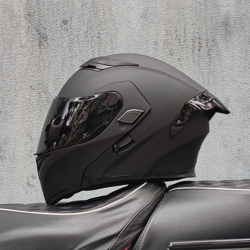 ORZ Motorcycle helmets Double  - Modular Flip Up Motorcycle Helmet Dot Approved ulasan dan harga