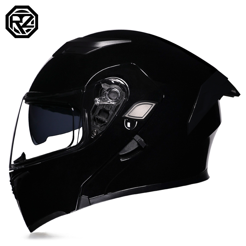 ORZ Motorcycle helmets Double  - Modular Flip Up Motorcycle Helmet Dot Approved ulasan dan harga