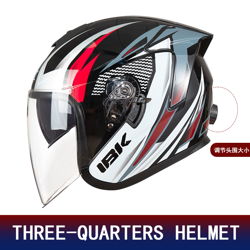 Dual Lens 3/4 Half Face Motorc - Motorcycle Helmet Inner Sun Visor Lens ulasan dan harga