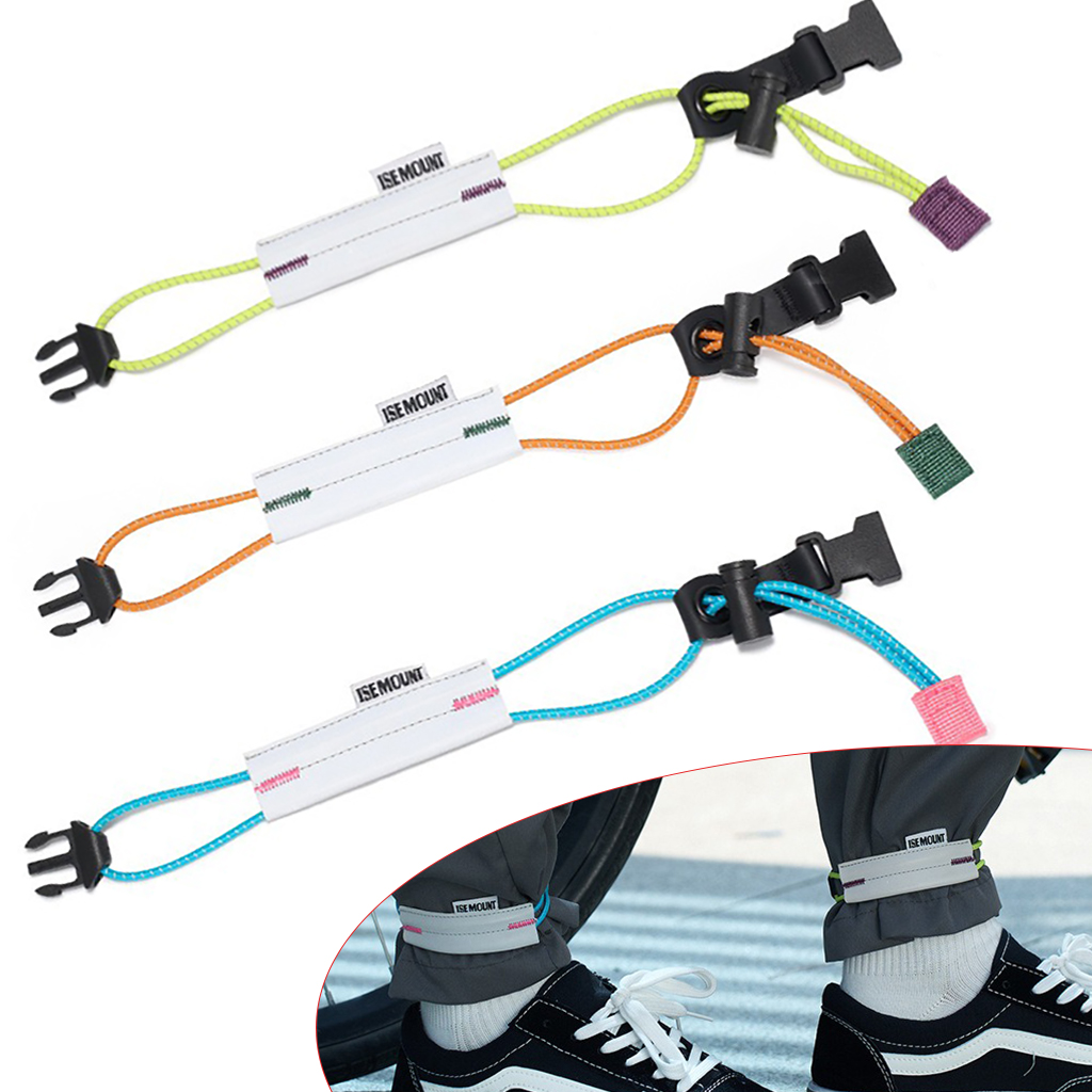 Reflective Cycling Pants Strap - Riding Gear ulasan dan harga