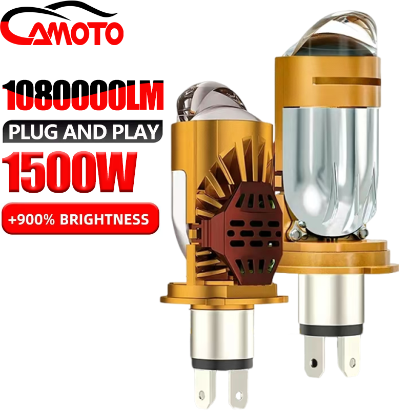 CAMOTO Bi LED Lens Projector H - Universal Motorcycle Led Headlight Projector ulasan dan harga