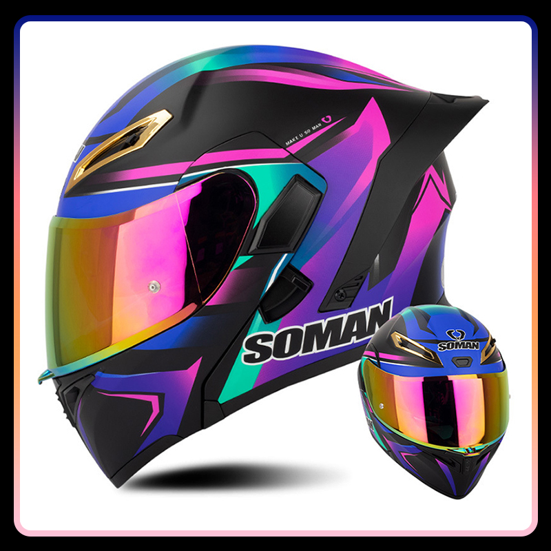 Men Women Motorcycle Helmets F - Modular Flip Up Motorcycle Helmet Dot Approved ulasan dan harga