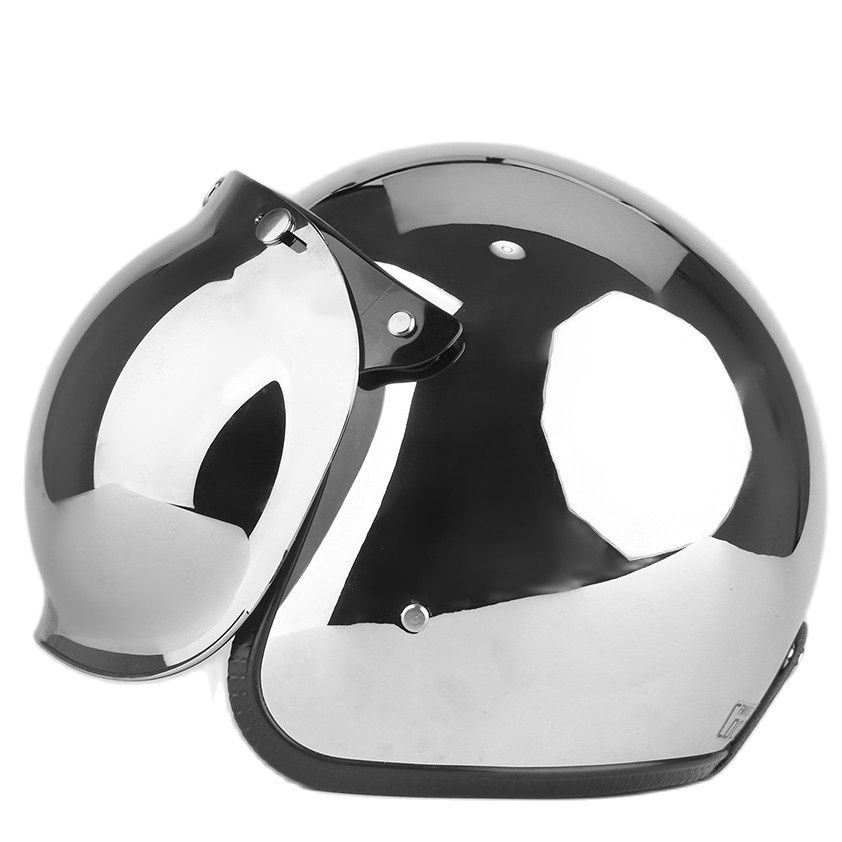 Open Face Motorcycle Helmet Vi - Vintage Open Face Retro Helmet ulasan dan harga