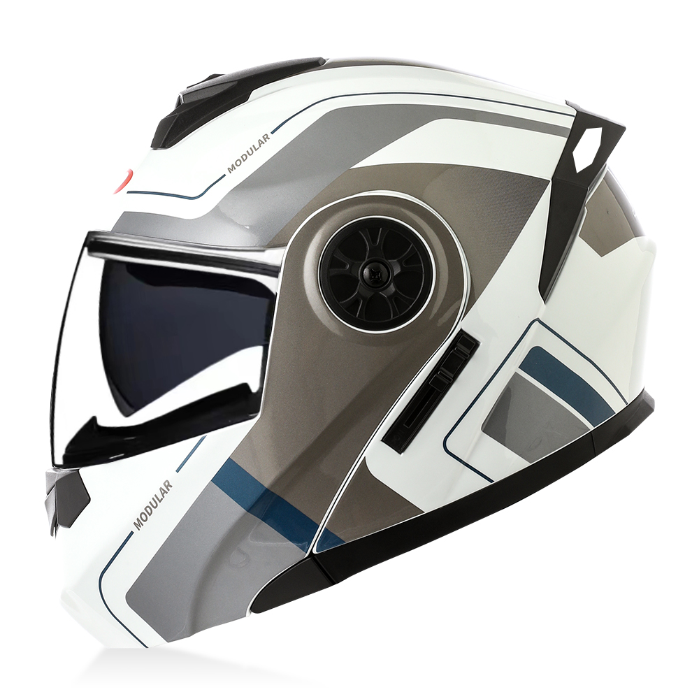 High Quality Modular Flip Up H - Modular Flip Up Motorcycle Helmet Dot Approved ulasan dan harga