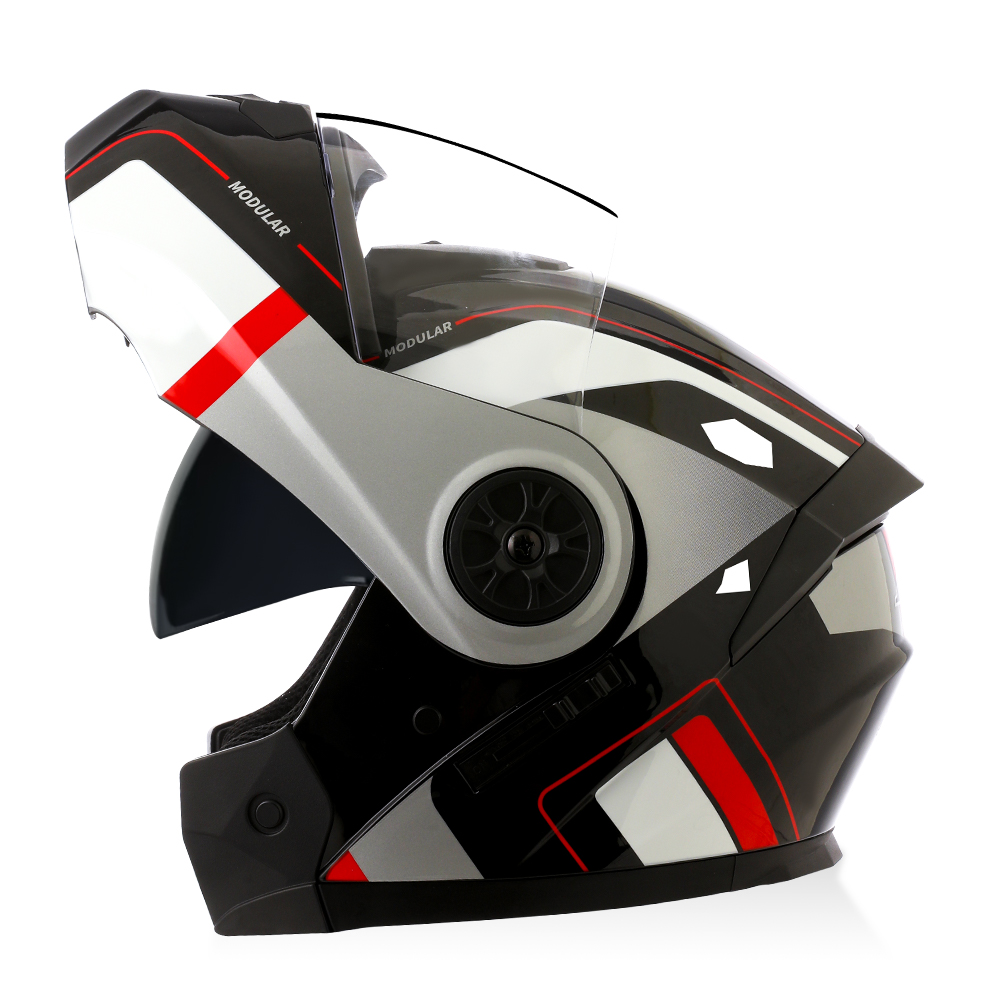 High Quality Modular Flip Up H - Modular Flip Up Motorcycle Helmet Dot Approved ulasan dan harga