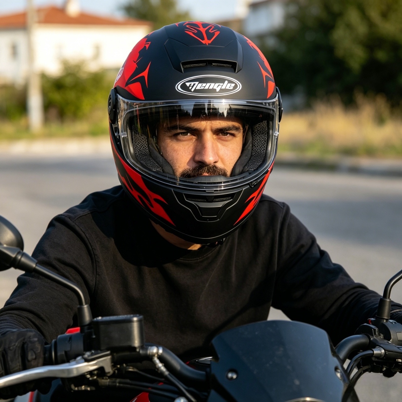 Men's Full Face Motorcycle Hel - Dual Visor Motorcycle Racing Helmet ulasan dan harga