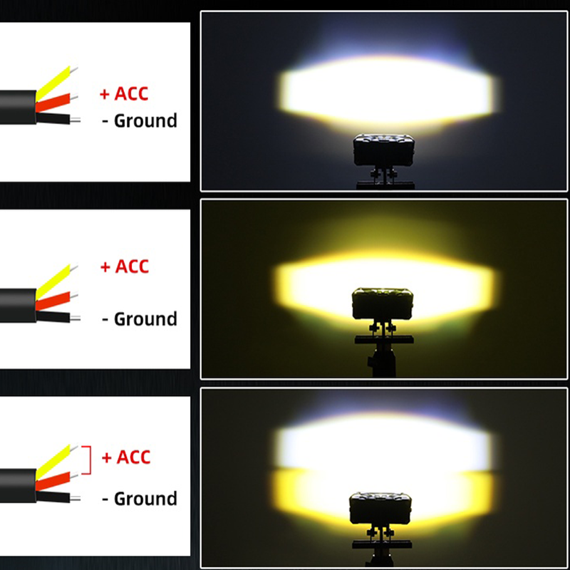 3 Inch Led Projector Motorcycl - Universal Motorcycle Led Headlight Projector ulasan dan harga