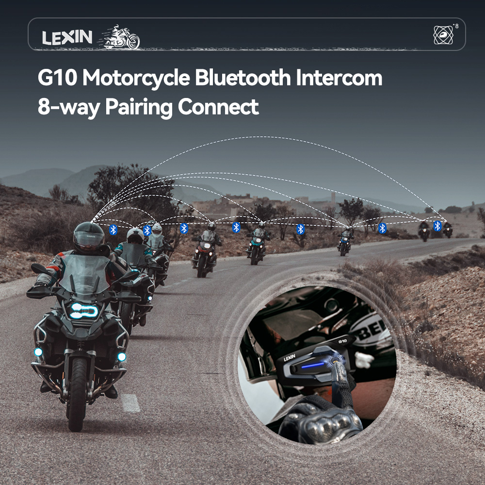 NEW-LEXIN G10 Motorcycle Helme - Universal Motorcycle Helmet Intercom Headset ulasan dan harga