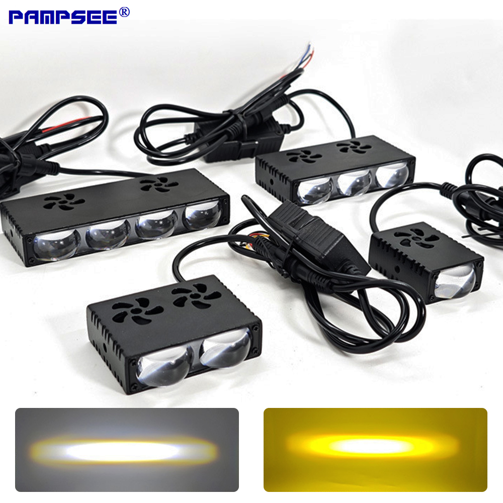 Car Grille LED Headlight Work  - Universal Motorcycle Led Headlight Projector ulasan dan harga