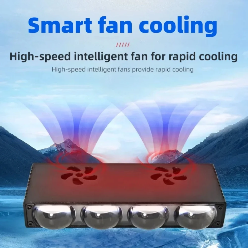 Car Grille LED Headlight Work  - Universal Motorcycle Led Headlight Projector ulasan dan harga