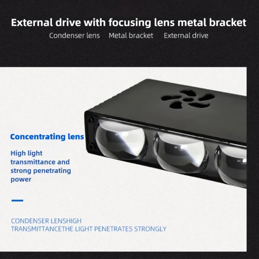 Car Grille LED Headlight Work  - Universal Motorcycle Led Headlight Projector ulasan dan harga