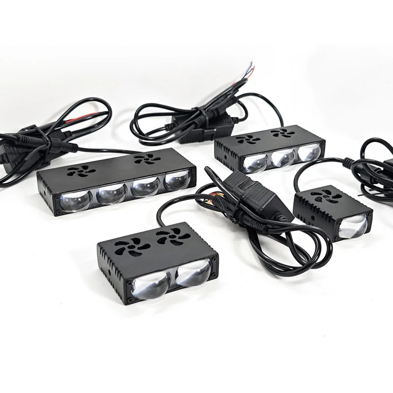 Car Grille LED Headlight Work  - Universal Motorcycle Led Headlight Projector ulasan dan harga