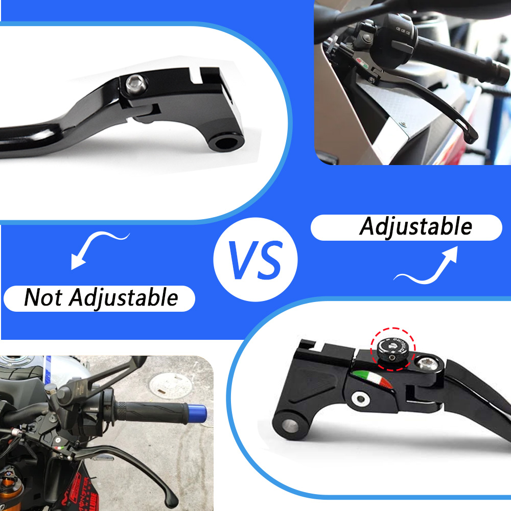Motorcycle CNC Folding Clutch  - Cnc Aluminum Adjustable Brake Clutch Levers ulasan dan harga