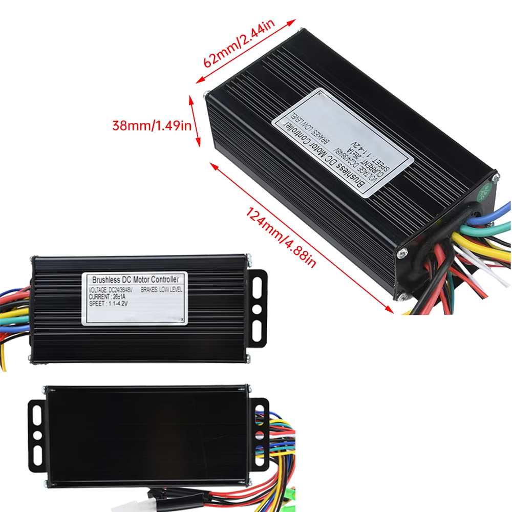 26A 500/750W DC 24V/36/48V E-b - Scooter Parts ulasan dan harga