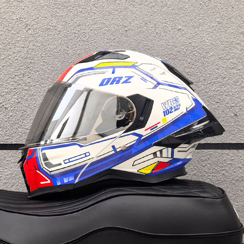 Unisex Adult Modular Flip‑Up F - Modular Flip Up Motorcycle Helmet Dot Approved ulasan dan harga