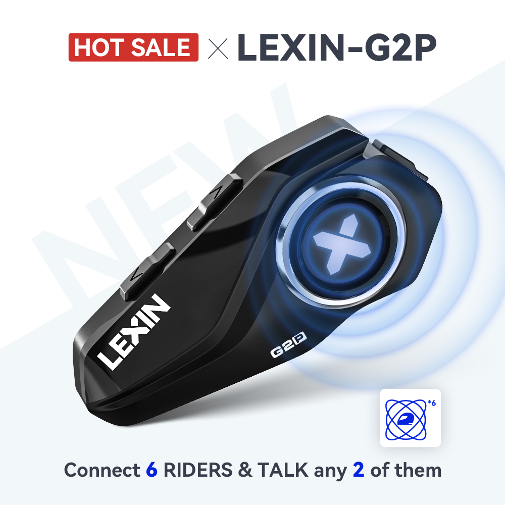 Lexin G2P Motorcycle Intercom  - Universal Motorcycle Helmet Intercom Headset ulasan dan harga