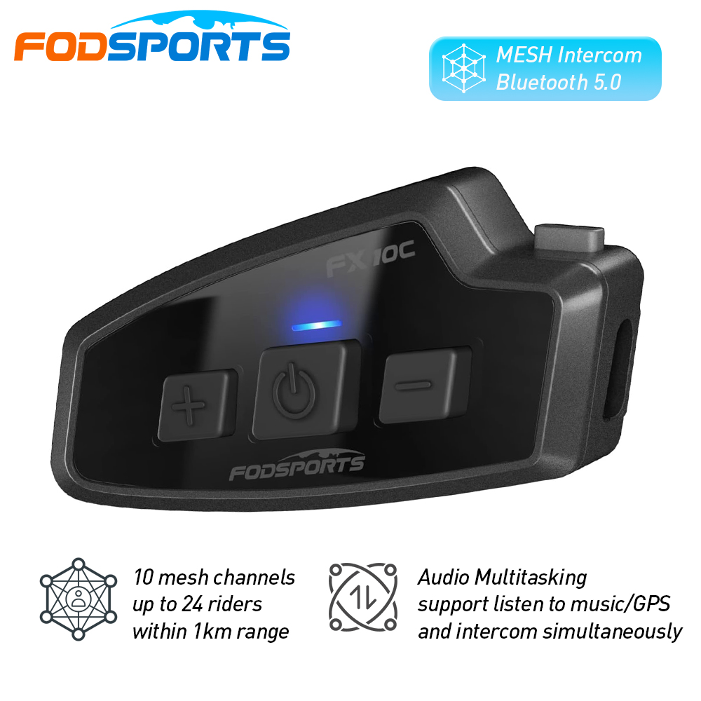 Fodsports FX 10C Motorcycle Me - Universal Motorcycle Helmet Intercom Headset ulasan dan harga