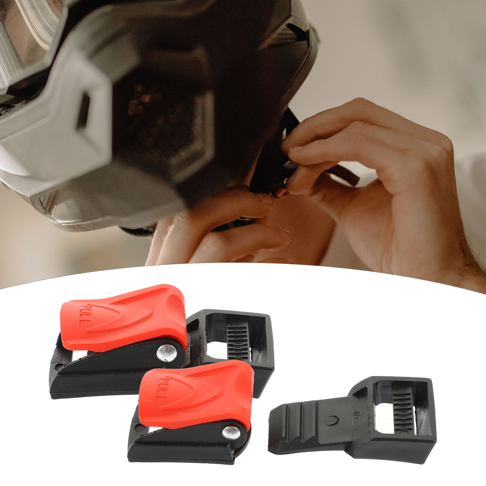 10Pcs Motorcycle Quick Release - Quick Release Buckle Motorcycle Helmet ulasan dan harga