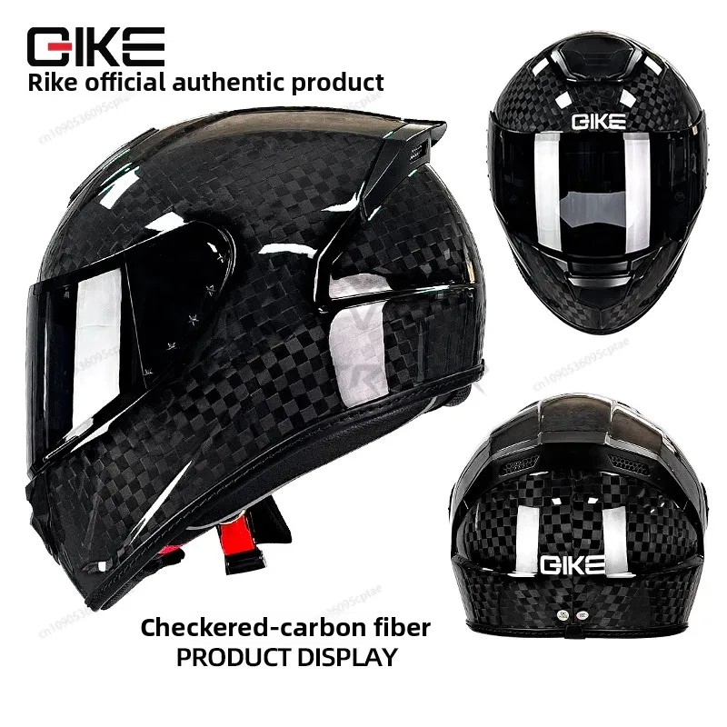 QIKE Carbon Fiber Motorcycle H - Carbon Fiber Lightweight Motorcycle Helmet ulasan dan harga