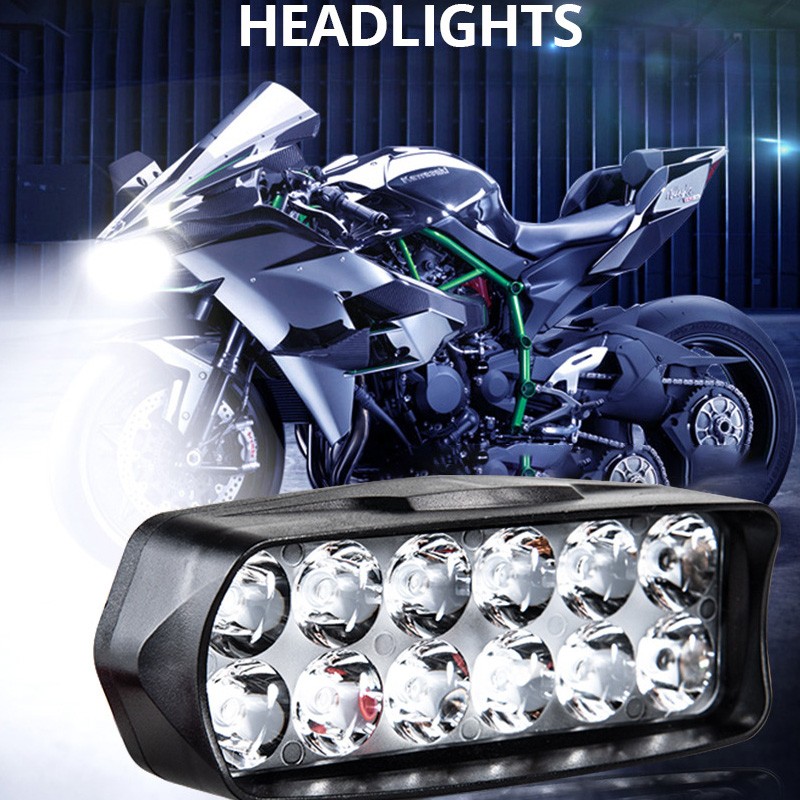 Motorcycle Headlight 12v Spot  - Universal Motorcycle Led Headlight Projector ulasan dan harga